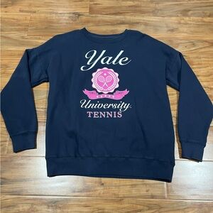 Abercrombie Kids Girl’s Size 15/16 Navy Yale University Tennis Sweatshirt